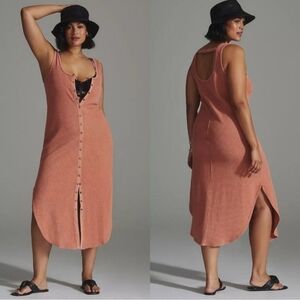 Daily practice button-front dress